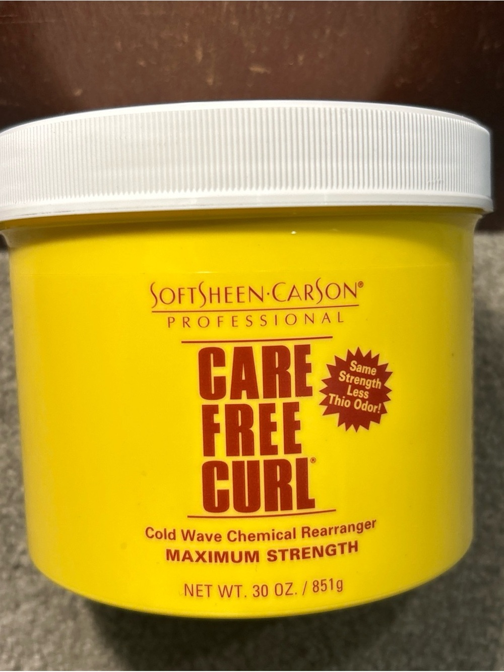 Softsheen Carson Care Free Curl Cold Wave Chemical Rearranger MAXIMUM Strength